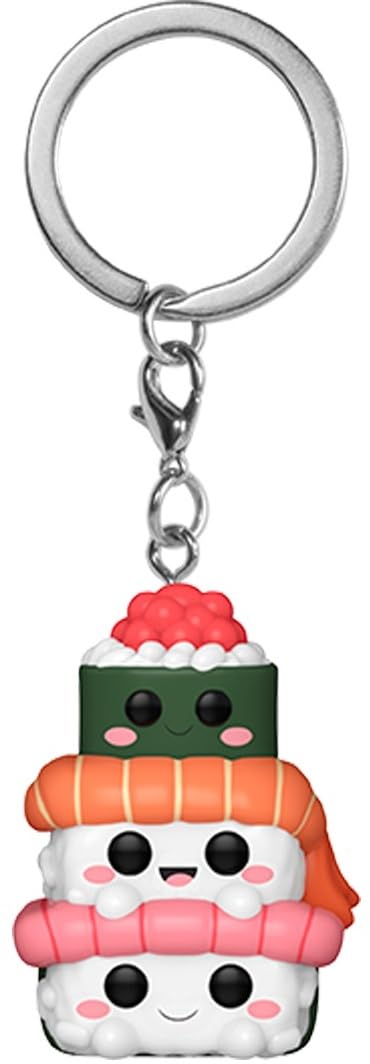 Funko Sushi Trio Keychain Figure - 3.75 Inch Vinyl Collectible | Multicolor | Model 86729 1