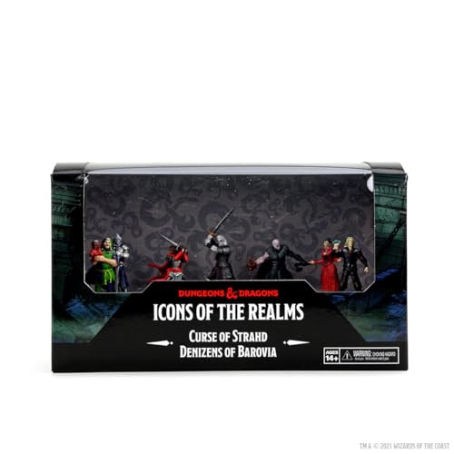 WizKids D&D Icons of the Realms: Curse of Strahd - Denizens of Barovia Miniatures Set, Multicolor