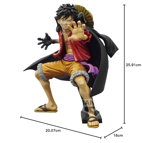 Banpresto Manga Dimensions One Piece - Monkey D. Luffy Wanokuni Figure (Bandai Spirits)