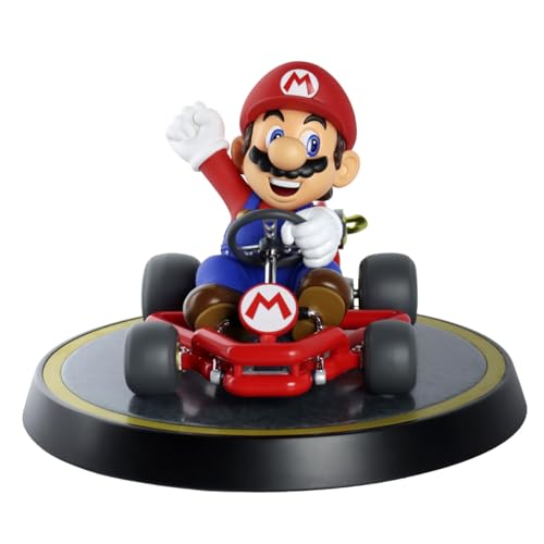 First4Figures Mario Kart Mario PVC Figurine Statuette (MARIO KART - Mario - Statuette Standard)