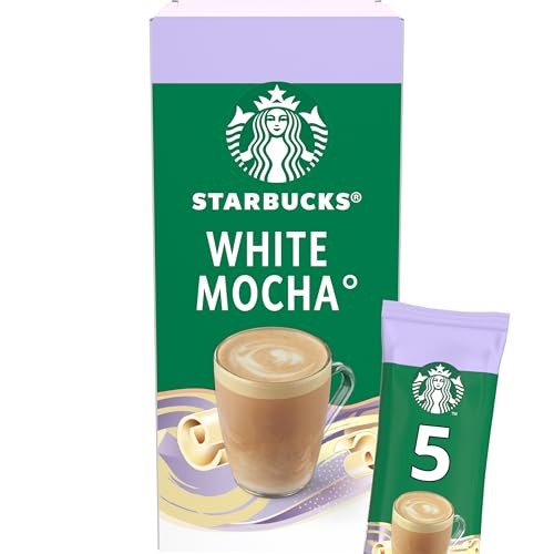STARBUCKS White Chocolate Mocha Premium Mix Instant Coffee (12 x 5 Sachets)