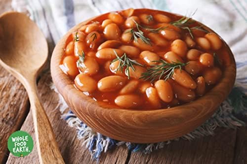 Wholefood Earth Haricot Beans - 1 kg | GMO Free | High Fibre 5
