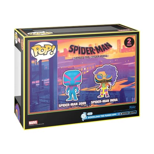 Funko Pop! Marvel Spider-Man - Spider-Man 2099 & Spider-Man India Vinyl Figure 2-Pack