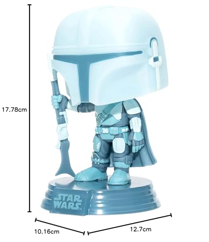 Funko Pop! Star Wars: The Mandalorian - The Mandalorian Vinyl Figure (Glow in the Dark Special Edition)