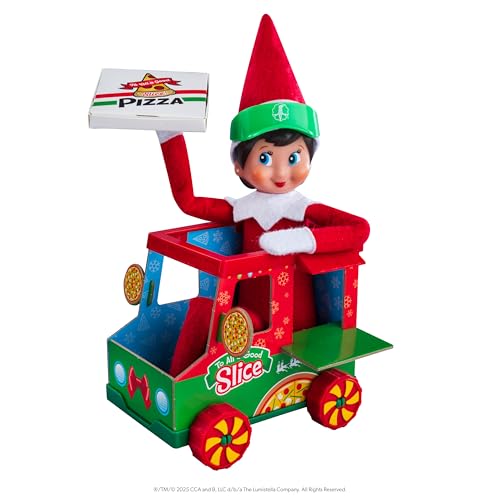 The Elf on the Shelf Polar Props Polar Pizza Truck - Holiday Playset for 3 Years and Up 9