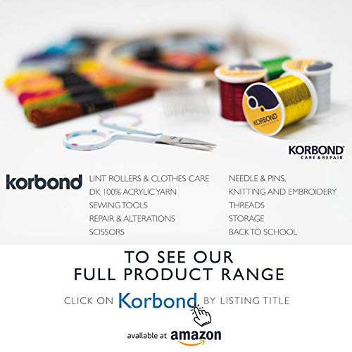 KORBOND Lint Roller Refills - 2 Pack, 42 Sheets Per Roll | Removes Pet Hair, Dust, Fluff 4