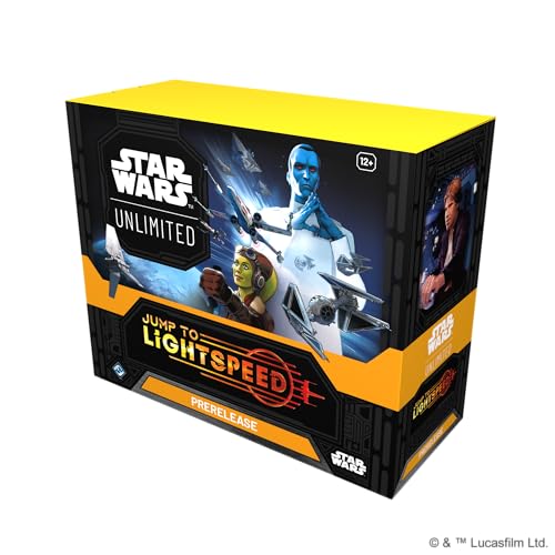 Fantasy Flight Games Star Wars: Unlimited Trading Card Game Jump to Lightspeed Pre-Release Box (FFGSWH0404)