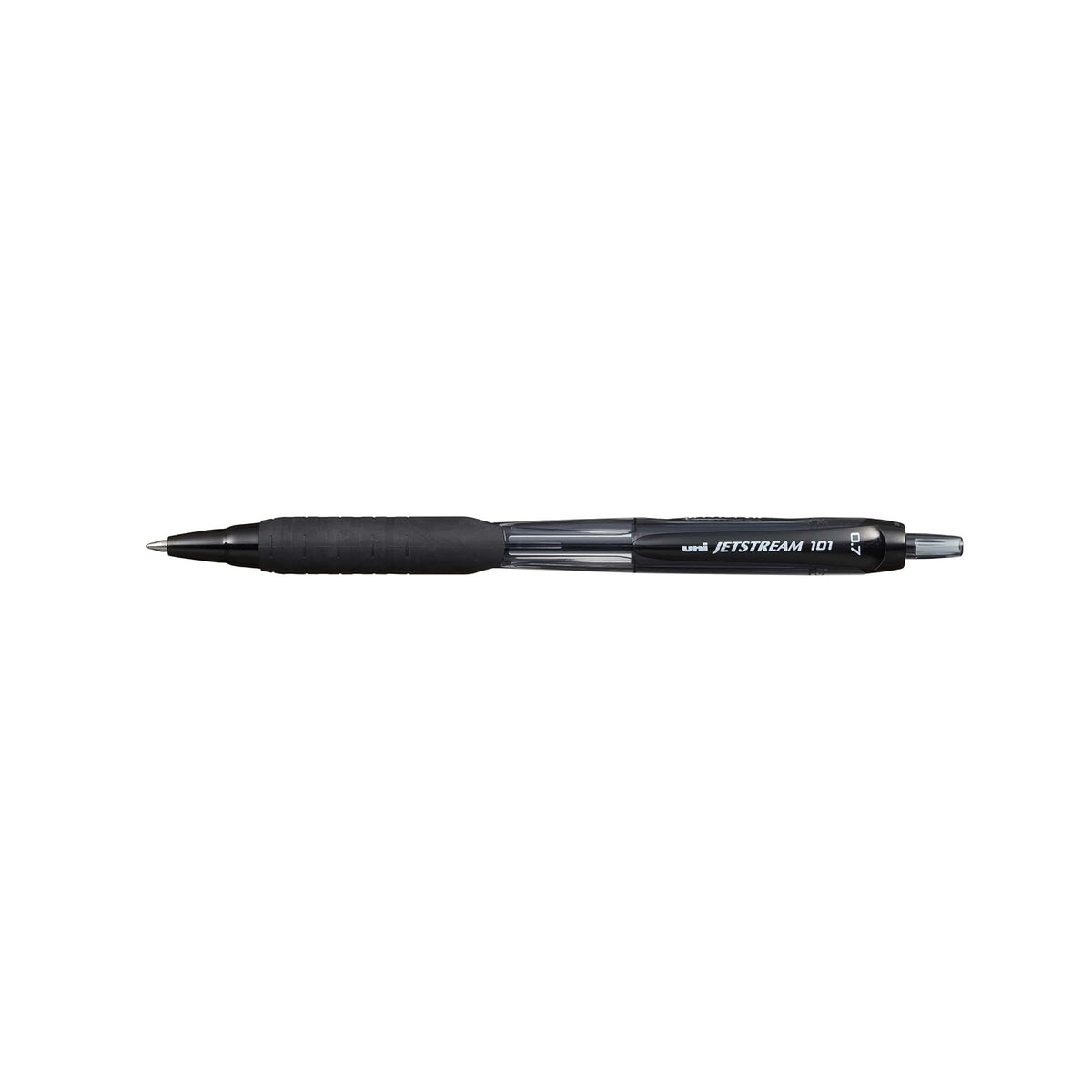 uni-ball Jetstream 101 Retractable Gel Pens - 0.7mm Fine Tip | Black & Blue Ink | Pack of 3
