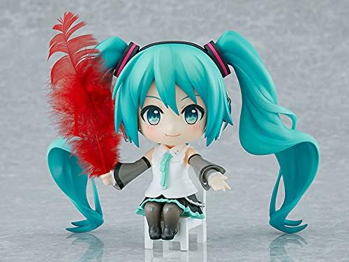 Good Smile Company - Piapro Hatsune Miku NT Akai Hane Nendoroid Swacchao Action Figure - 9cm Collectible for Ages 15+