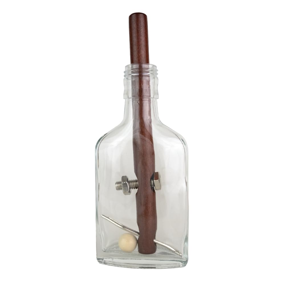 Project Genius True Genius Grecian Bottle Brain Teaser Puzzle - Wooden & Glass 2