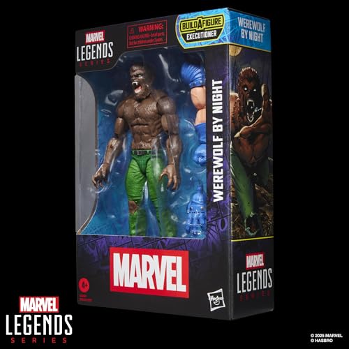 Hasbro Marvel Legends Werewolf By Night Action Figure - 15-cm Scale | Comics-Inspired | 2 Build-A-Figure Parts 3