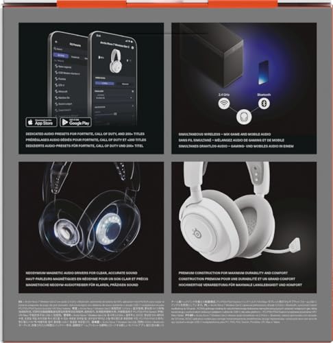 SteelSeries Arctis Nova 7 Wireless Gen 2 - 2.4GHz + Bluetooth Gaming Headset for PC, PS5, Xbox, Switch 27