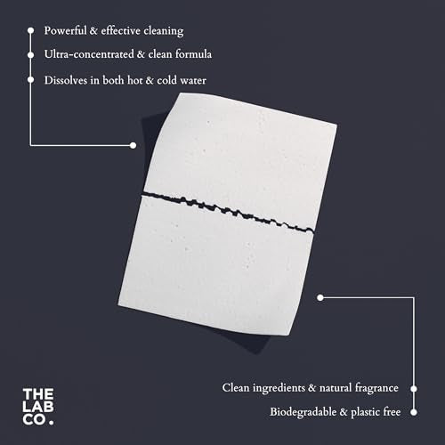 The Lab Co. - Laundry Detergent Strips (64 Loads, Cotton Lavender Jasmine)