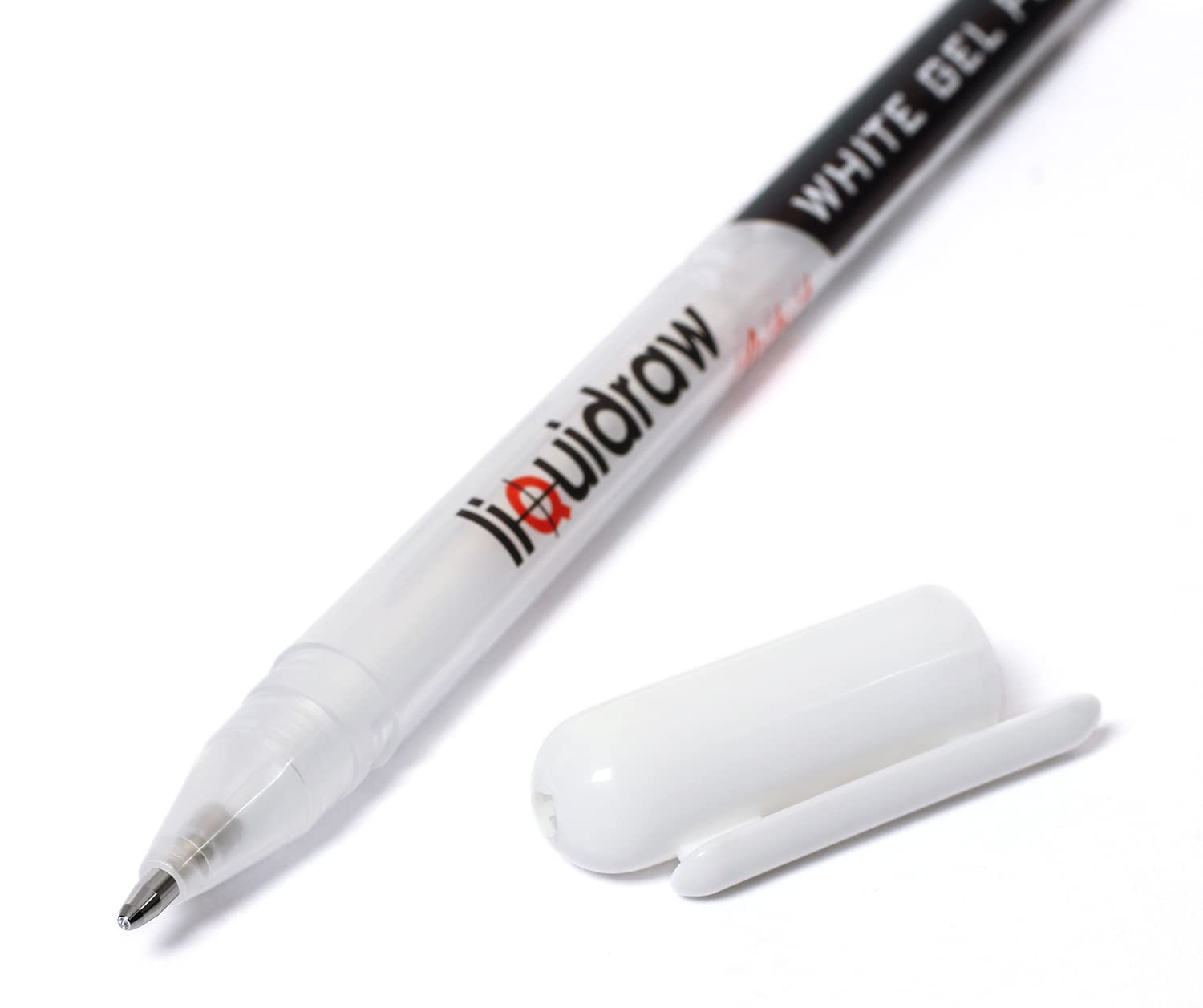 Liquidraw White Gel Pens - Set of 3 | 0.8mm Fine Point | Refillable for Artists & Crafts 6
