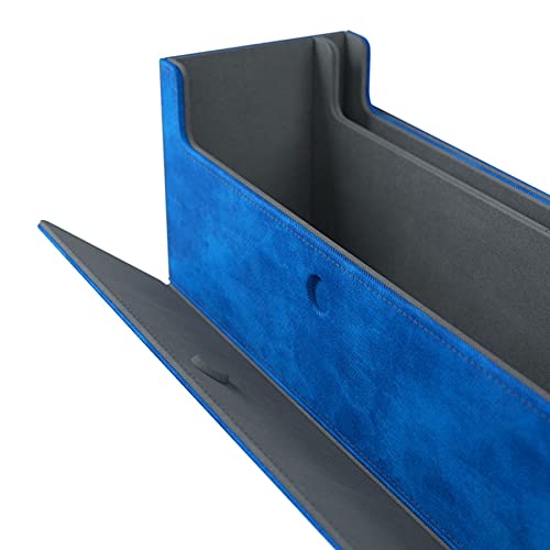 Gamegenic Card's Lair 400+ Card Box | Blue | Magnetic Closure | 2 Removable Drawers 5