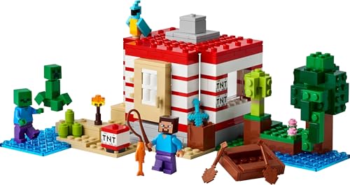 LEGO Minecraft The TNT Jungle House Building Set with Explosion Function - 287 Pieces 2