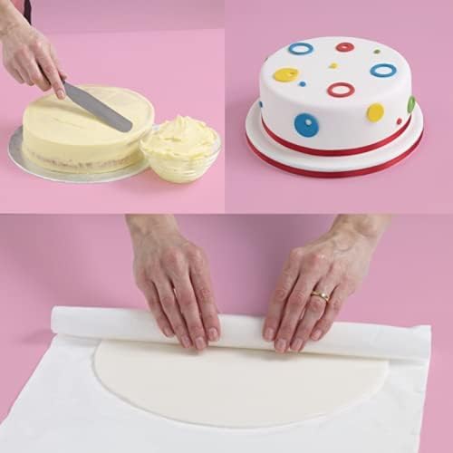 Renshaw - Ready Rolled Fabulous Fondant Icing Disc for 8" Cake - White, 450 g 2