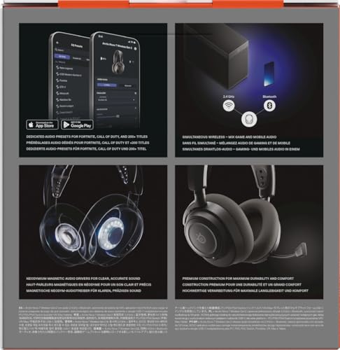 SteelSeries Arctis Nova 7 Wireless Gen 2 - 2.4GHz + Bluetooth Gaming Headset for PC, PS5, Xbox, Switch 27