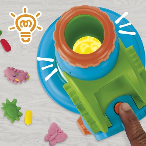 Play-Doh Light & Look Microscope Playset - Educational Science Toy for Kids 3+