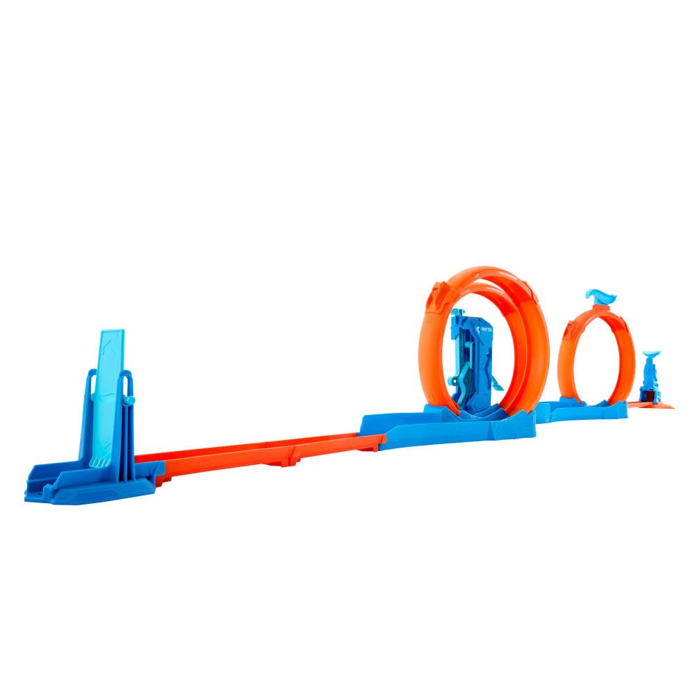Hot Wheels Triple Loop Pack Track Set with 1:64 Scale Vehicle | Ages 4-84 | Model JDW39 5