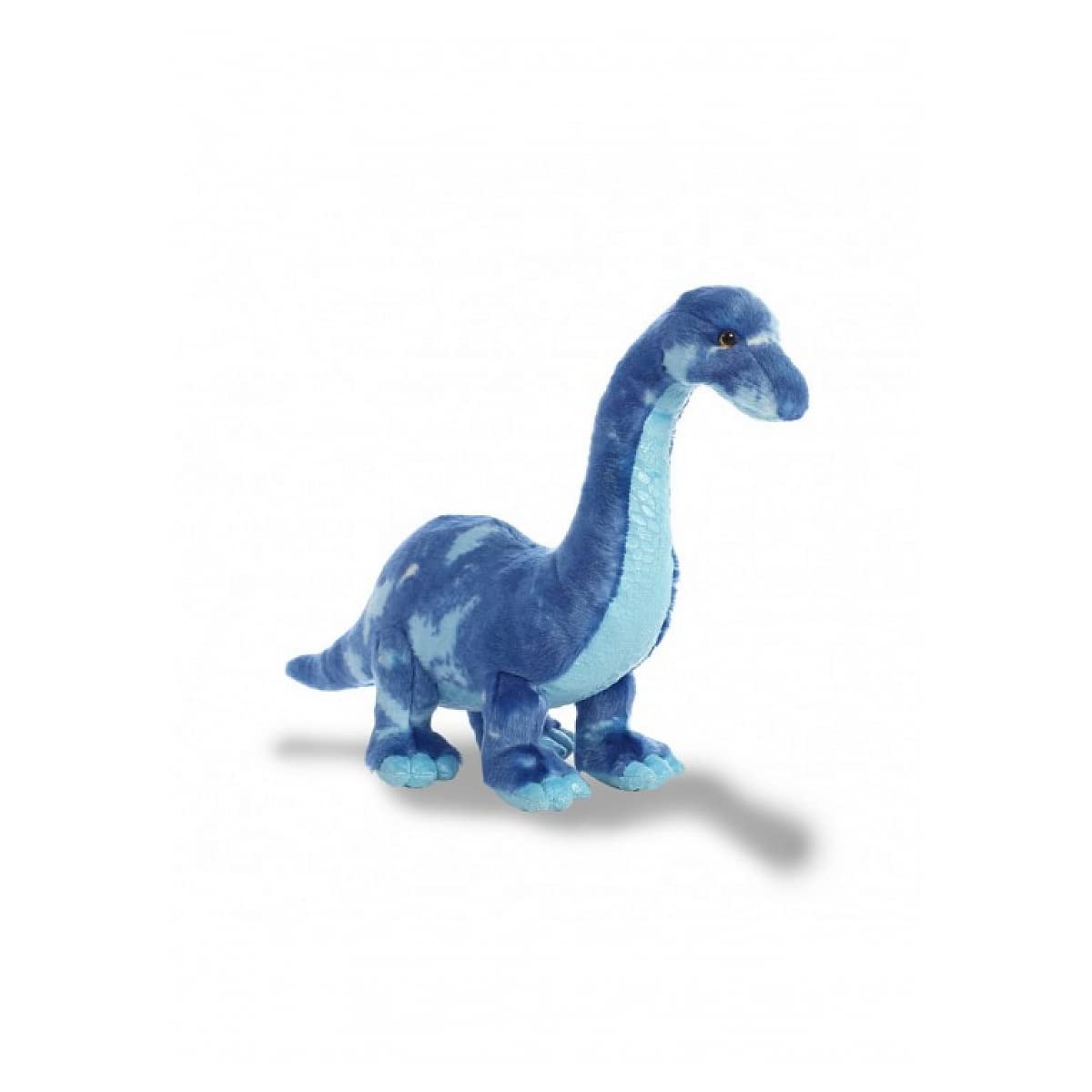 AURORA Brachiosaurus Dinosaur Stuffed Toy - 15.5in Blue Soft Toy | CE Marked