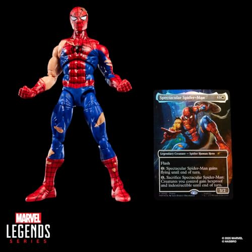 Marvel Legends Series Magic: The Gathering Battle-Damaged Spider-Man Action Figure 19