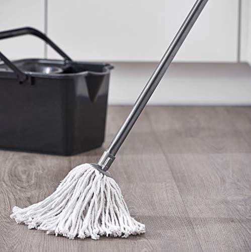 Addis Cotton Mop with 3 Piece Handle | Highly Absorbent | Includes 2 Mop Heads 4