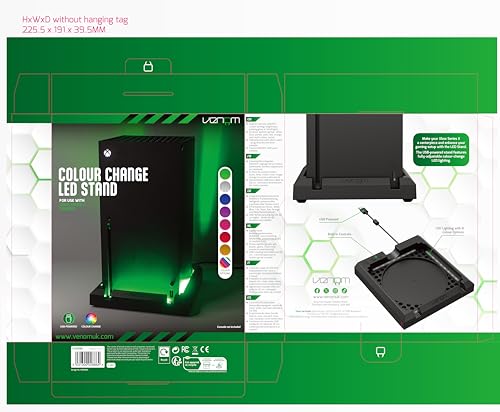 Venom Multi-Colour LED Light-Up Stand for Xbox Series X