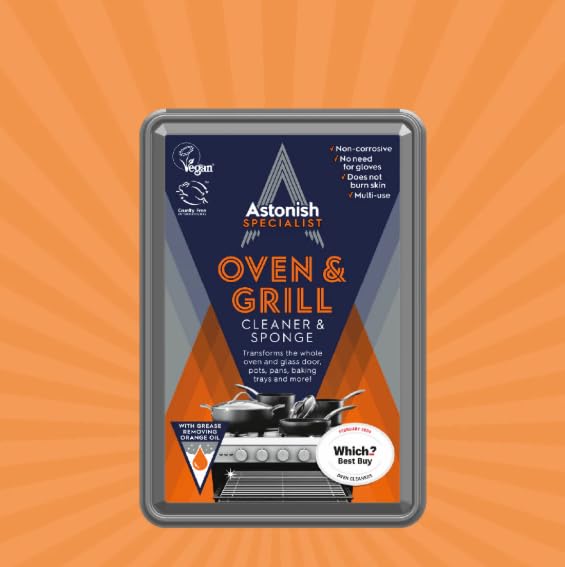 Astonish Specialist Hob Cream Cleaner & Oven/Grill Cleaner Bundle - Tough on Burnt-On Stains | 3 Items (2x 500ml) 3