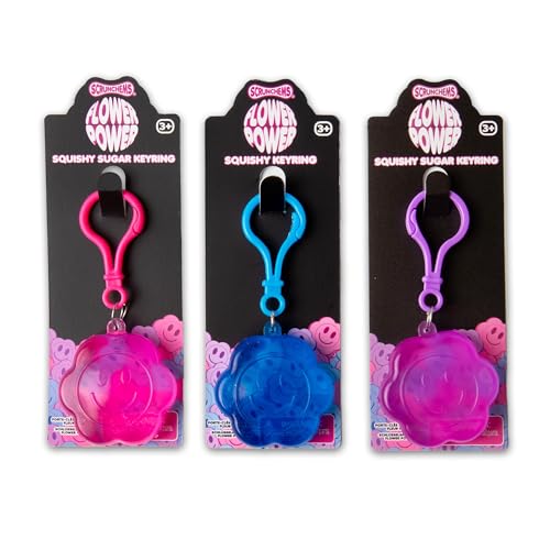 Tobar SCRUNCHEMS FLOWER POWER SUGAR KEYCHAIN Stress Toy 2