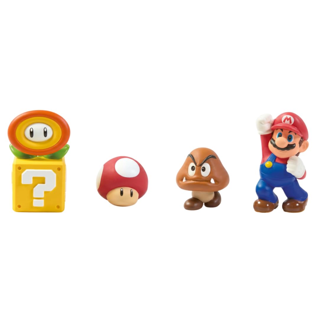 TOMY Toomies Mario Squirters Bath Toy Set - 4 Pack | Plastic | Ages 18+ Months 1