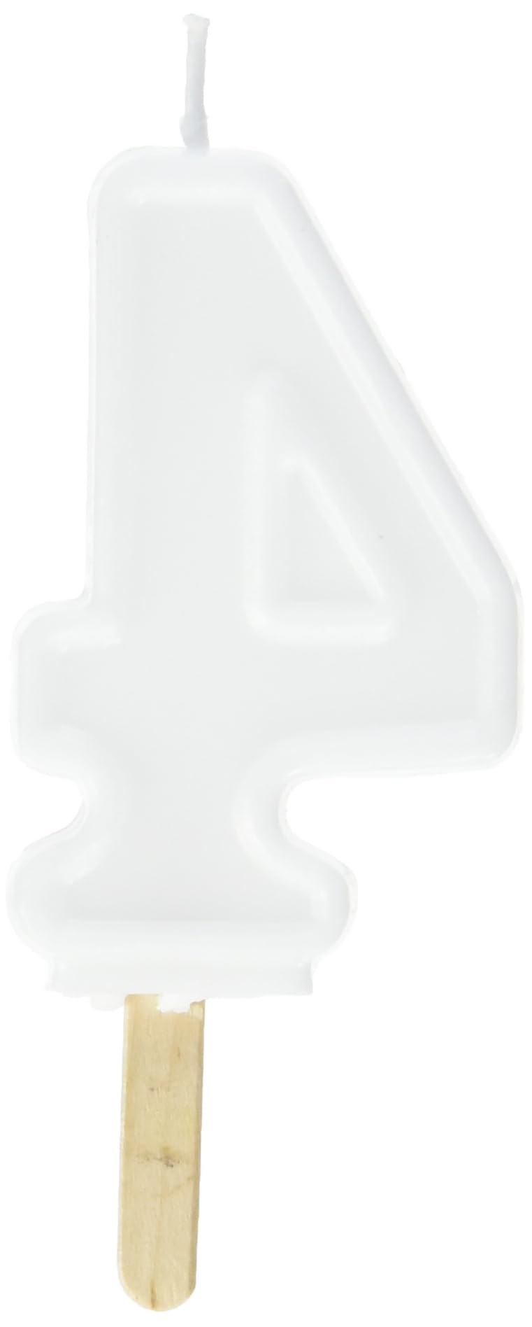 PME Green Number 4 Candle - Large Size 6.3cm | Polka Dot Pattern | Non-Toxic Wax 2