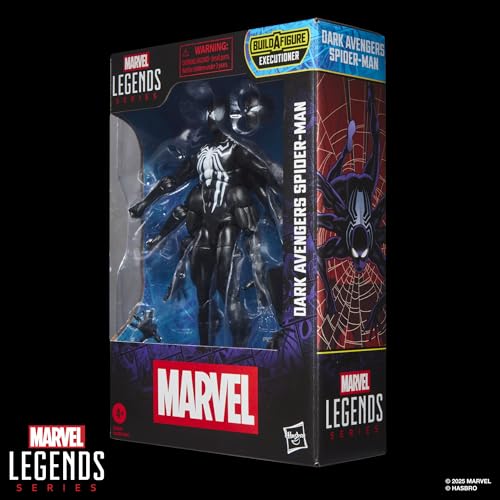 Hasbro Marvel Legends Dark Avengers Spider-Man Action Figure - 15 cm Scale | Ages 4+ | Includes 3 Accessories