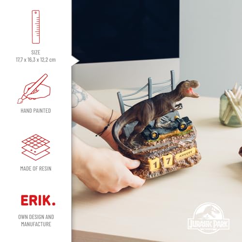 Grupo Erik Jurassic Park T-Rex 3D Perpetual Flip Calendar 3