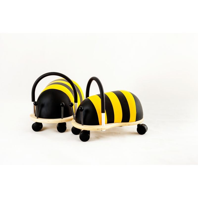 Wheelybug Toddler Wooden Ride-On - Small Bee | Ages 1-3 Years | Multi-Directional Castors 27