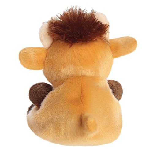 AURORA Palm Pals Hubert Highland Cow Soft Toy - 13cm | Bean Filled | Eco-Friendly 4