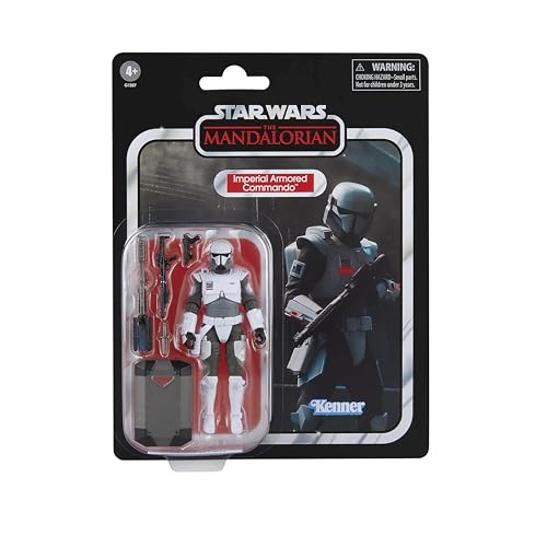 Star Wars The Vintage Collection Imperial Armored Commando Action Figure | 3.75-Inch | 5 Accessories