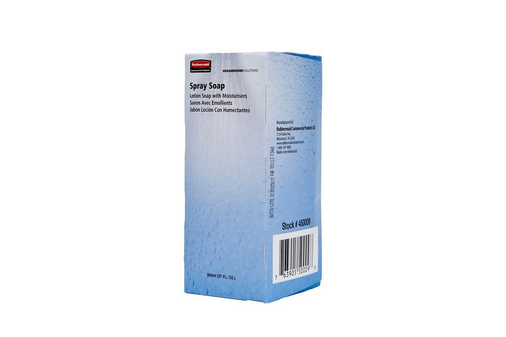 Rubbermaid Commercial Products Manual Spray EnrichedLotion Hand Wash Refill - 800 ml, Fresh