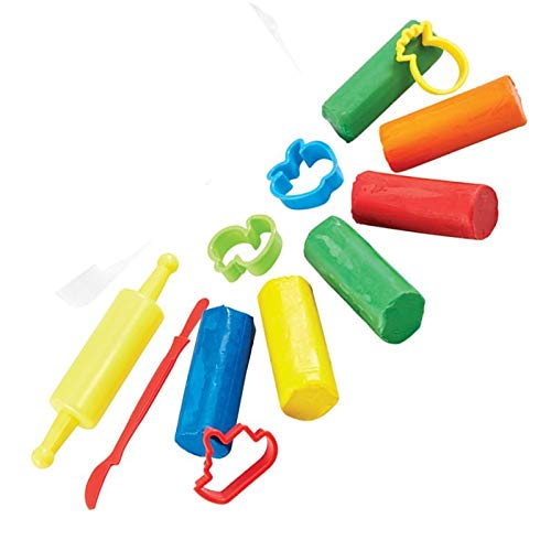 Plasticine Toolz Tool Box - 7 Colors, 5 Cutters, Roller & Tool | Ages 5+ | Multicolor 3