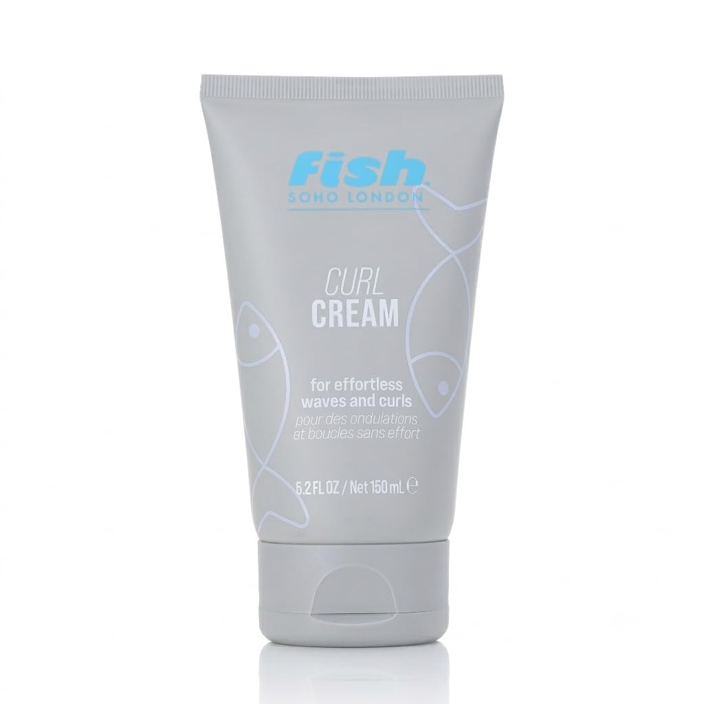 fish Curl Cream - Define & Hydrate Curls | Lightweight Hold | Frizz Control | 150 ml