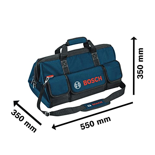 Bosch 1600A003BK LBAGPlus Large Heavy Duty Tool Bag - Navy Blue