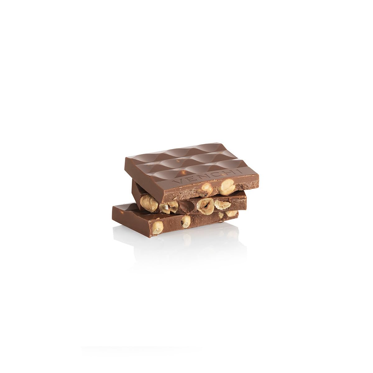 Venchi Milk Chocolate Hazelnut Bar 100g with Whole Piedmont Hazelnuts - Gluten Free 2