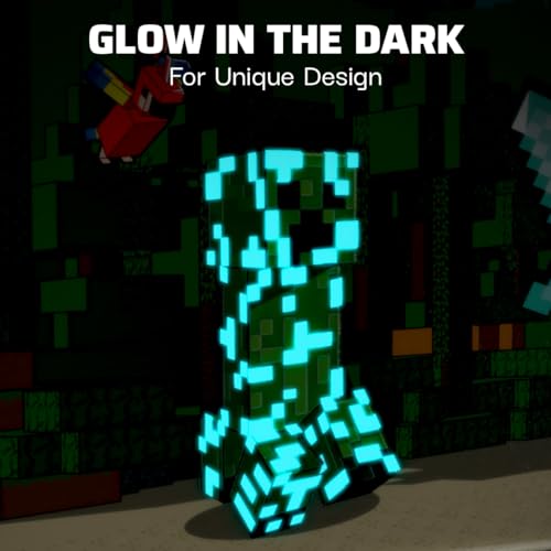 Minecraft Forest Battle - Nintendo Switch Travel Case with Glow-in-the-Dark Design 9