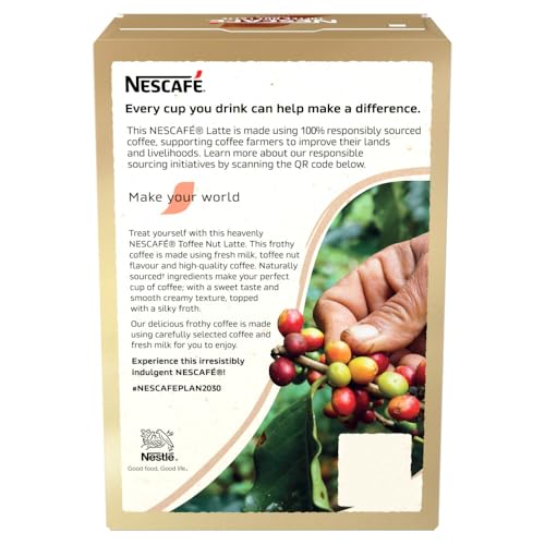 NESCAFÉ Toffee Nut Latte Instant Coffee 7 Sachets 150g