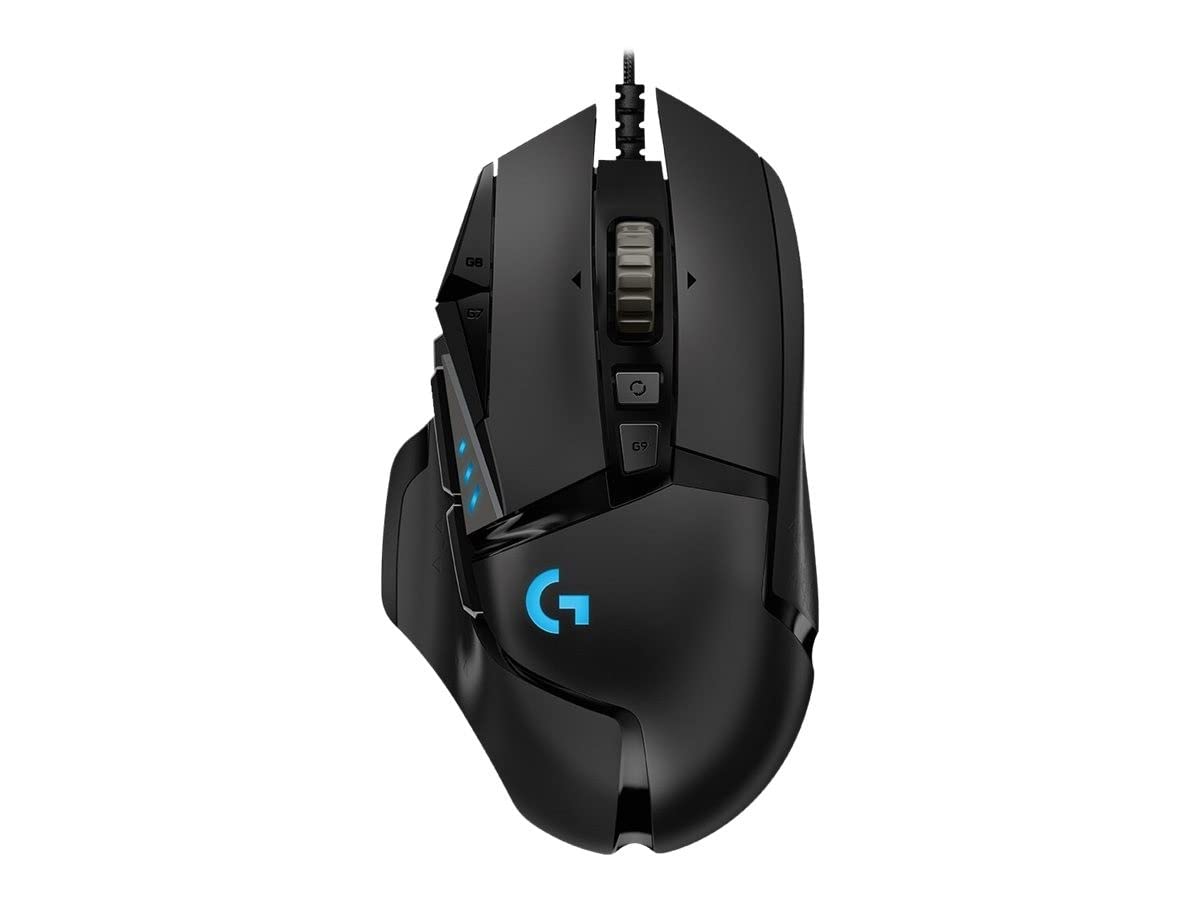Logitech G502 HERO High Performance Wired Gaming Mouse - 25,600 DPI, 11 Programmable Buttons, Adjustable Weights, RGB LIGHTSYNC 13