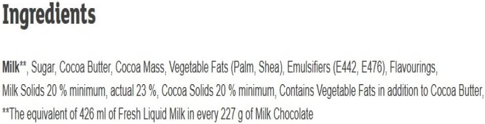 Cadbury Dairy Milk Smooth & Creamy Milk Chocolate Bar 134g