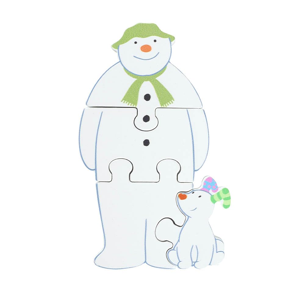 The Snowman™ and the Snowdog Wooden Puzzle - Educational Jigsaw for Toddlers 12M+ 1