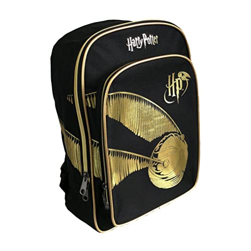 Groovy Harry Potter Golden Snitch Backpack, Black (93541)