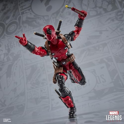Marvel Legends Maximum Series Deadpool Action Figure with Doop - 6 Inch Collectible with 24 Accessories 21