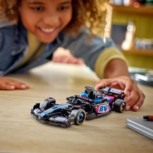 LEGO Speed Champions BWT Alpine F1 Team A524 Race Car Toy - Building Set for 10+ with Minifigure
